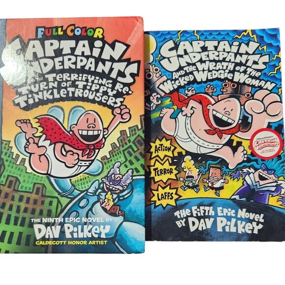 Captain Underpants book Bundle - Picture 1 of 2